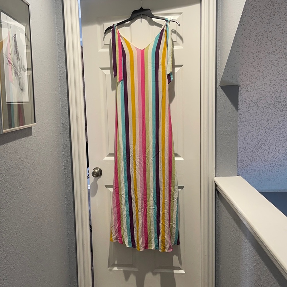 Strip Maxi Dress